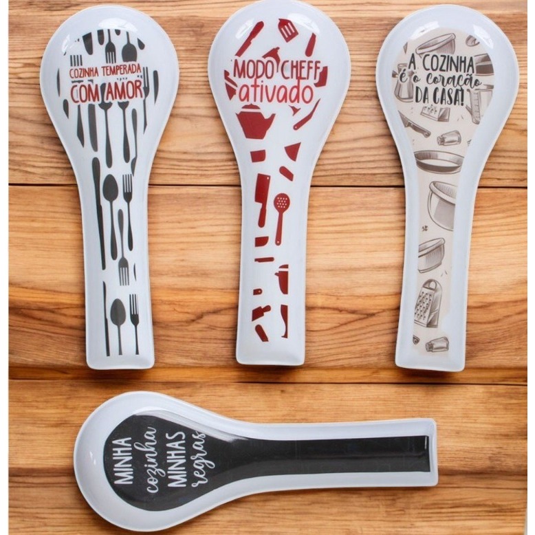 Descanso De Melamina Para Talheres Estampado 27cm U / UNICA em Oferta na Shopee