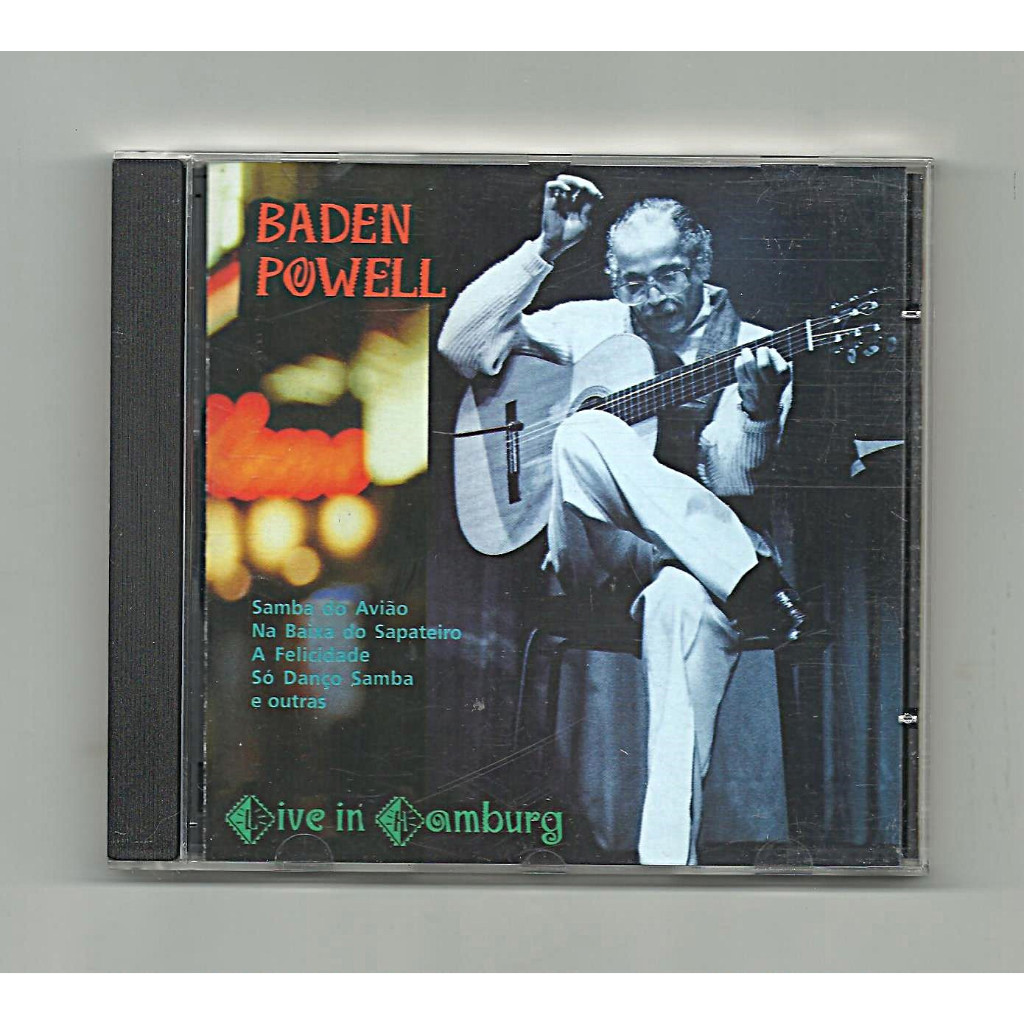 CD Baden Powell – Live In Hamburg - Nacional - 1997 - genero:- jazz, Bossa Nova, MPB