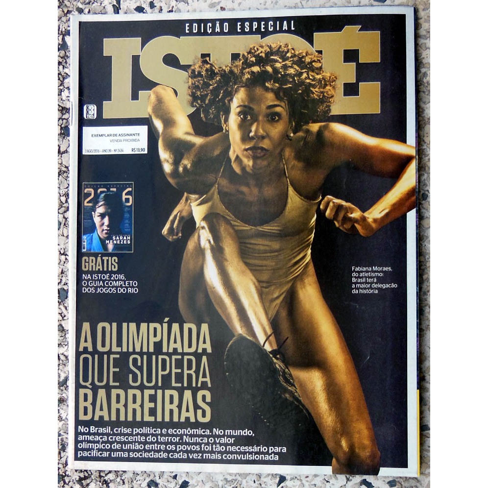Revista Istoé 2434 Olimpíada Rio de Janeiro 2016