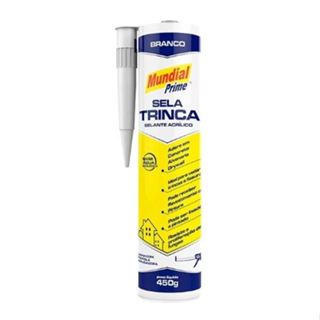 Sela Trinca Acrilico Drywall 450g/300ml Mundial Prime Branco em Oferta na Shopee