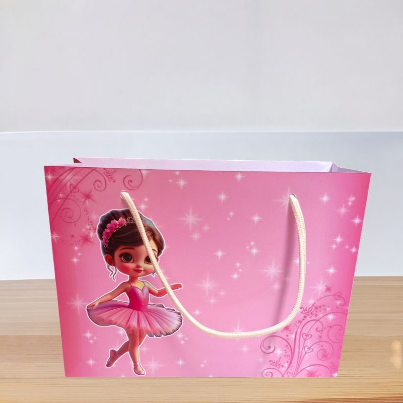 Sacolinha Personalizada De Bailarina Para Lembrancinhas De Aniversário