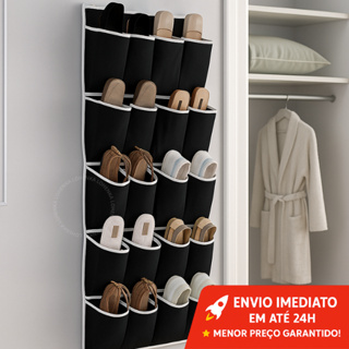 Sapateira Pendurável para Porta 10 Pares – Organizador Leve para Sapatos e Tênis em Oferta na Shopee