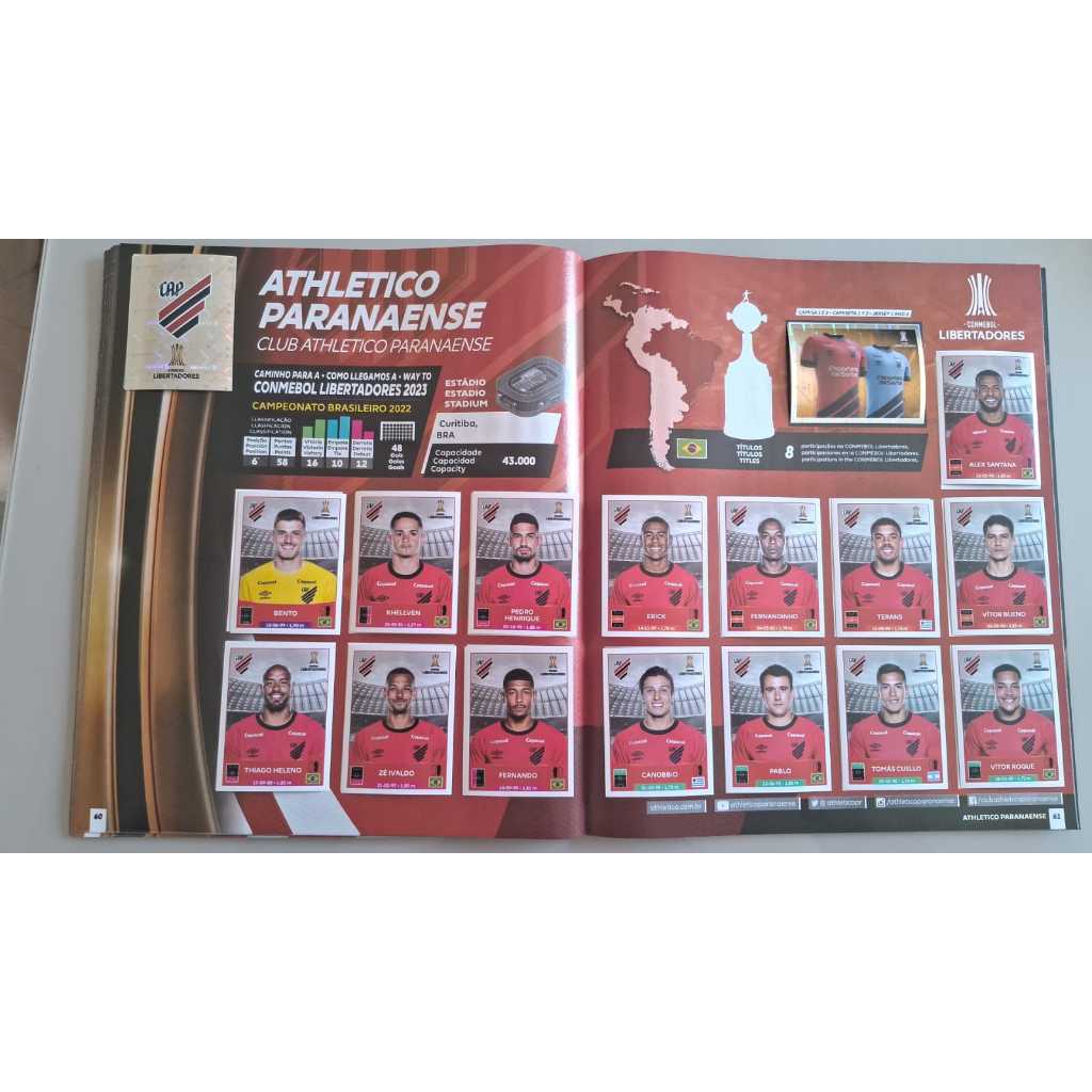 ATHLETICO PR FIGURINHAS TAÇA LIBERTADORES 2023 ( VENDA POR UNIDADE ) ORIGINAIS PANINI