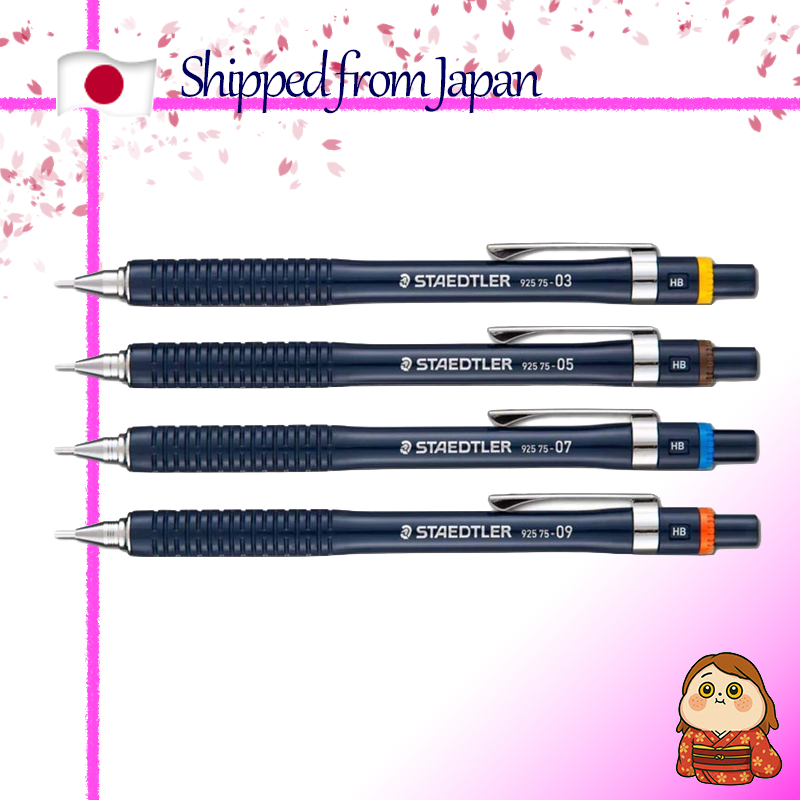 Lápis mecânico para desenho Staedtler 0.3+0.5+0.7+0.9mm 925-75-03+05+07+09 conjunto 4 peças