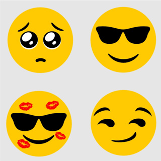 ALMOFADA EMOJI 32x32 cm, 60 MODELOS DE TECIDO PELUCIA, COM ZIPER. em Oferta na Shopee