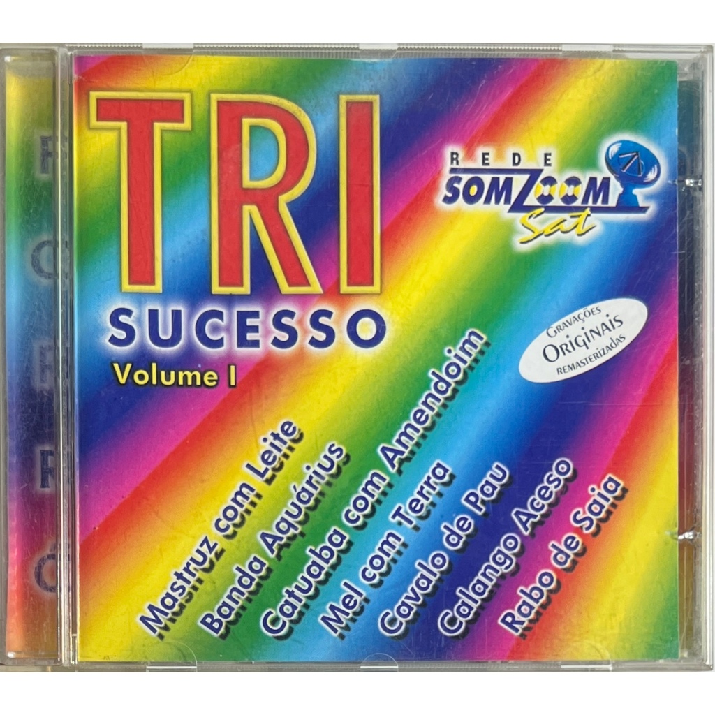 Tri Sucesso Somzoom Vol 1 - CD Original - Raridade