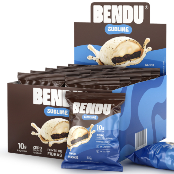 Sublime Bendu Display 10 Unidades de 40g - Zero Lactose - Sem Açúcar