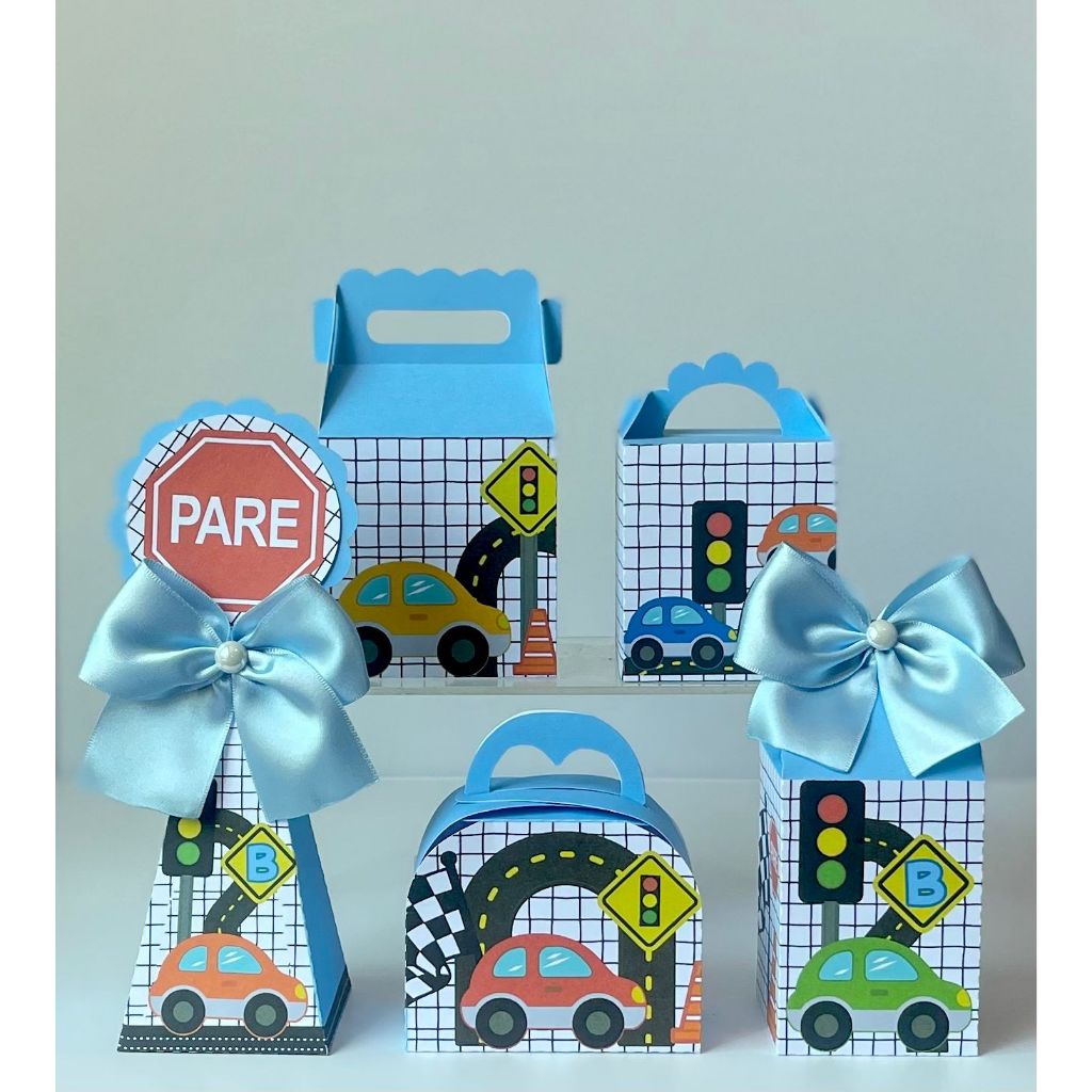 Pegue e Monte Tema Carrinhos Kit Personalizado Lembrancinhas Personalizadas para Festa Caixinhas personalizadas