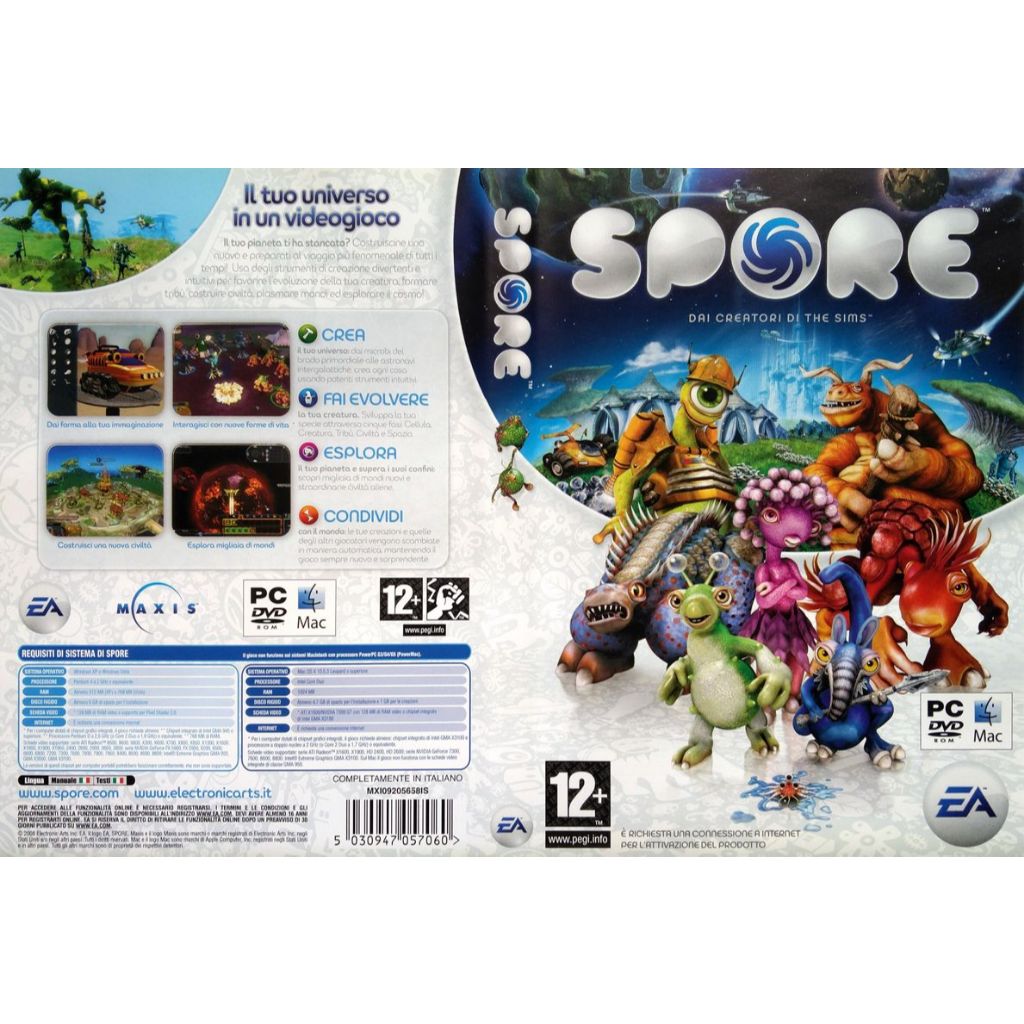 Spore Complete Edition para Pc  Pen driver