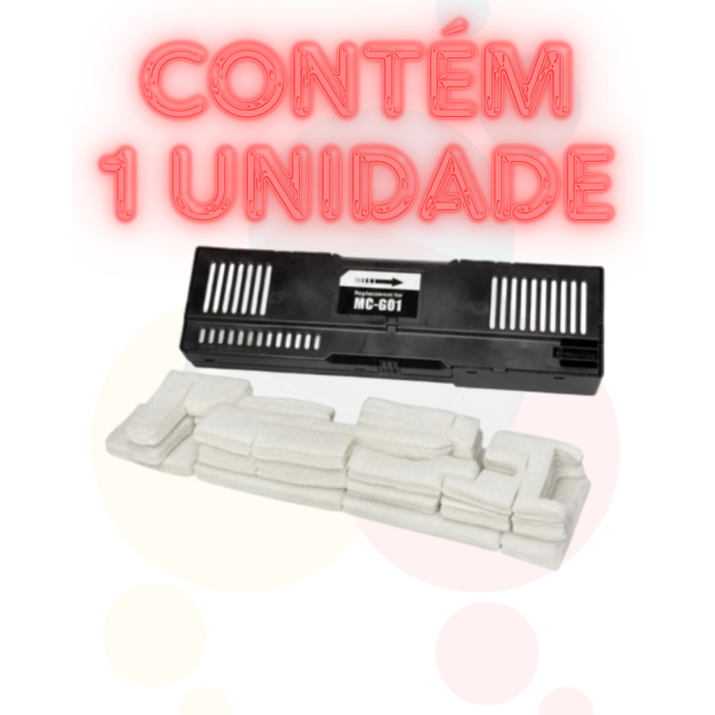 Feltro Almofada Esponja Absorvente Absolver Impressora Canon Tank Maxify Multifuncional  GX 5010 GX6010 GX7010