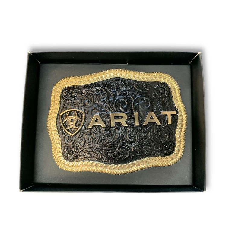 Fivela Country Profissional Rodeio Cavalgada Com Caixa Personalizada Ariat em Oferta na Shopee