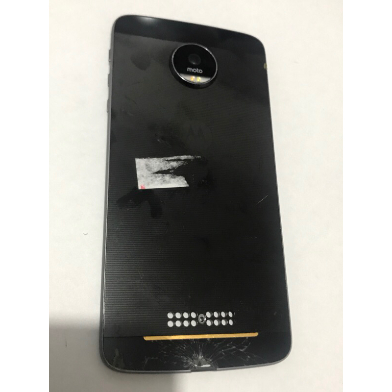 Carcaça Tampa Completa Moto Z Power Preto Xt1650 Preto