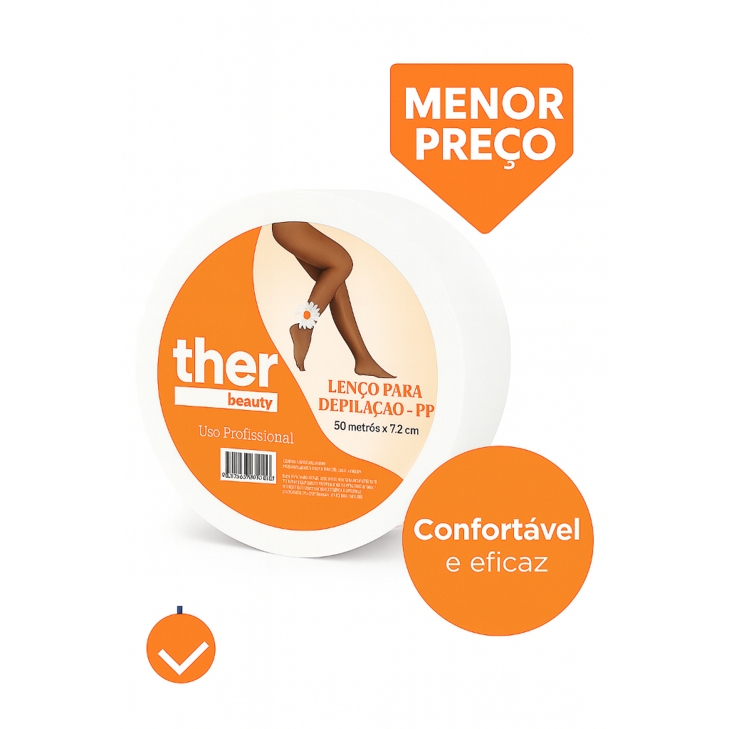 Papel Perlon Lenço Para Depilação 7,3cm x 50m Rolo Gramatura 80 – Estética Profissional em Oferta na Shopee