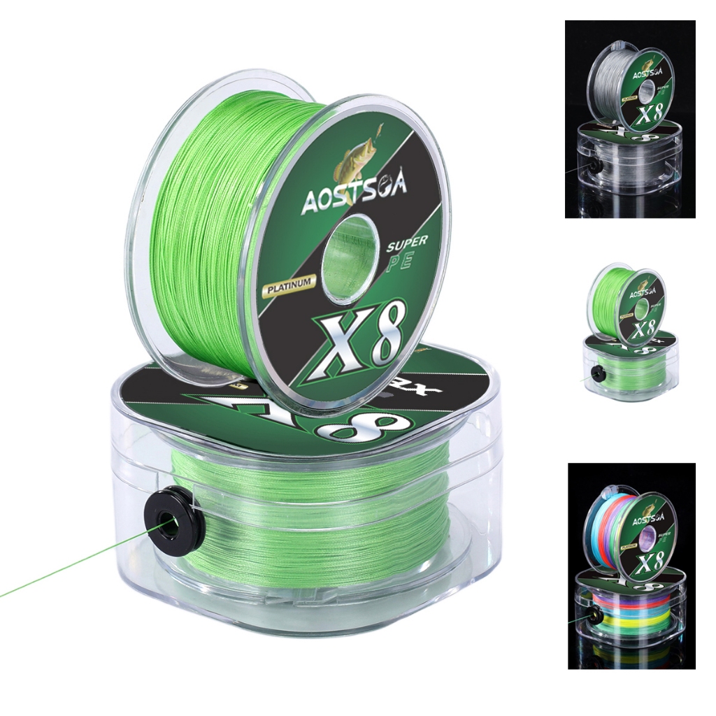 Linha De Pesca Multifilamento 300m/500m 8 Fios 100%PE Supertração X8