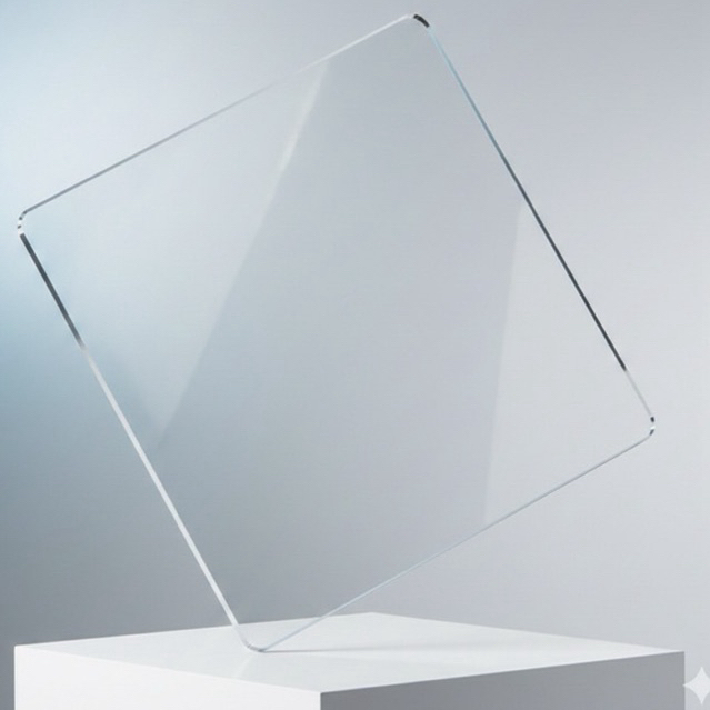 Acrílico Cristal 100% Virgem 3mm 20x20cm – Bold para Corte a Laser com Liner em Oferta na Shopee