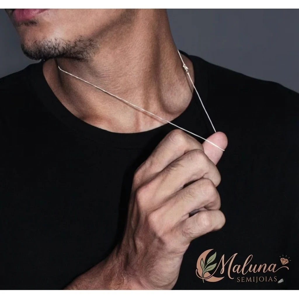 Colar Corrente Veneziana Prata 925 Maciça V12 Fina Reforçada 45 a 80cm em Oferta na Shopee