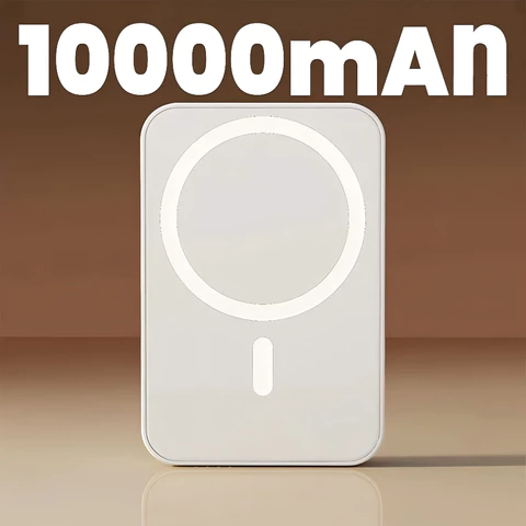 Carregador Portátil Indução para Sem fio Bateria Carga 3000/5000/10000mAh