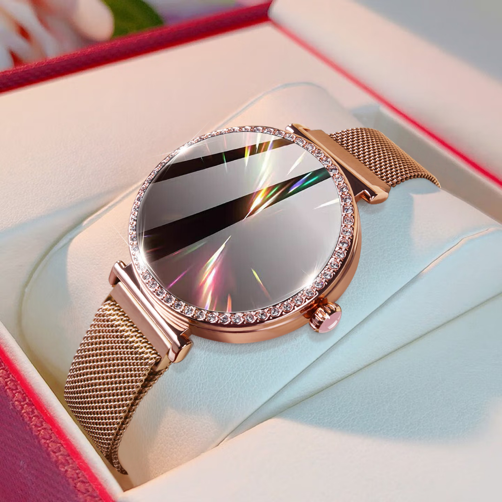 Smartwatch feminino relógio inteligente GT3mini À prova d'água digital Android iOS