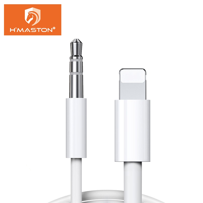 Electro Nest Cabo de Audio Lightning 3.5mm Cabo P2 IOS Auxiliar Áudio Para 1M ZHQ-16