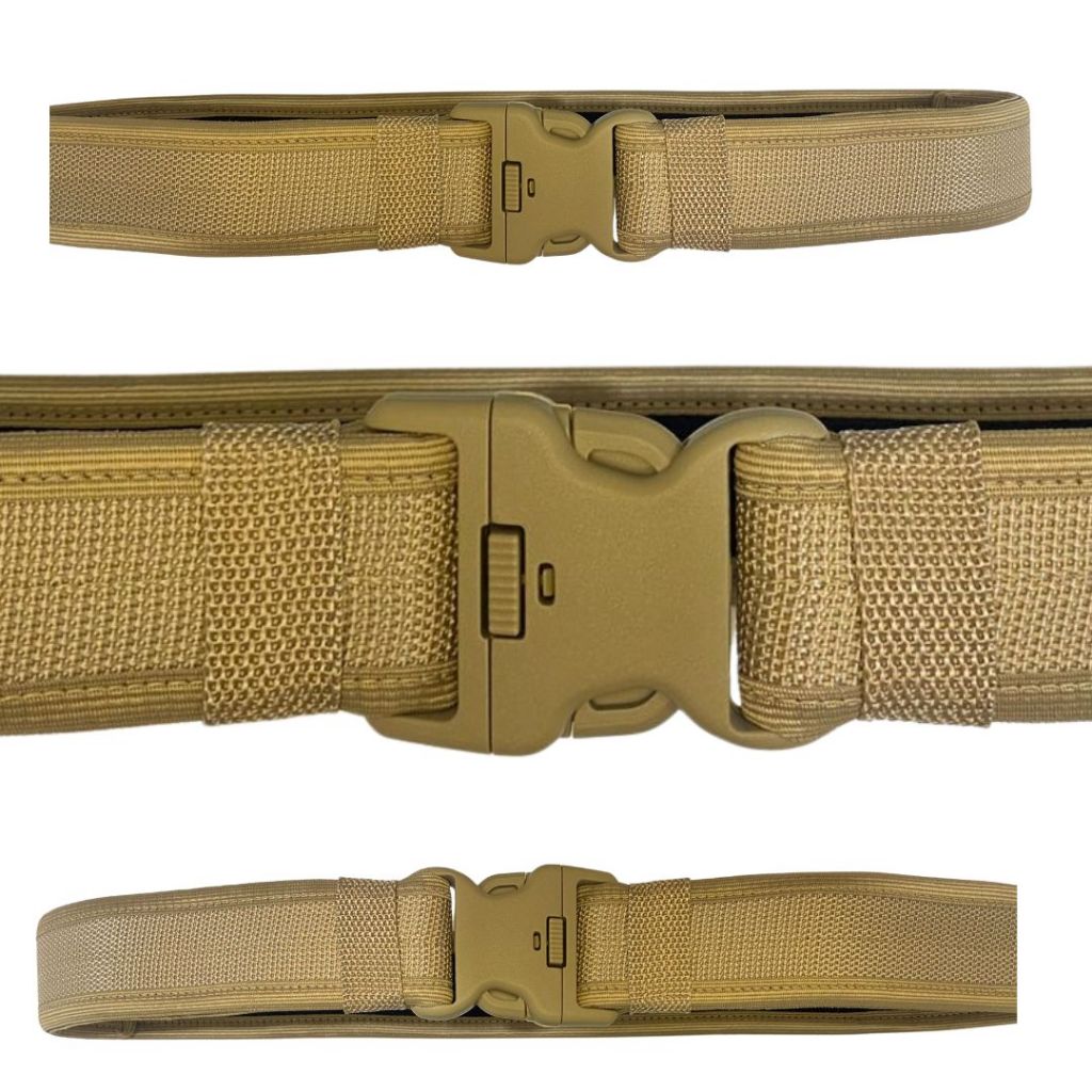 Cinturão Tático Militar de Guarnição Com Fivela de Engate Rápido Reforçado Trava Tripla em Oferta na Shopee