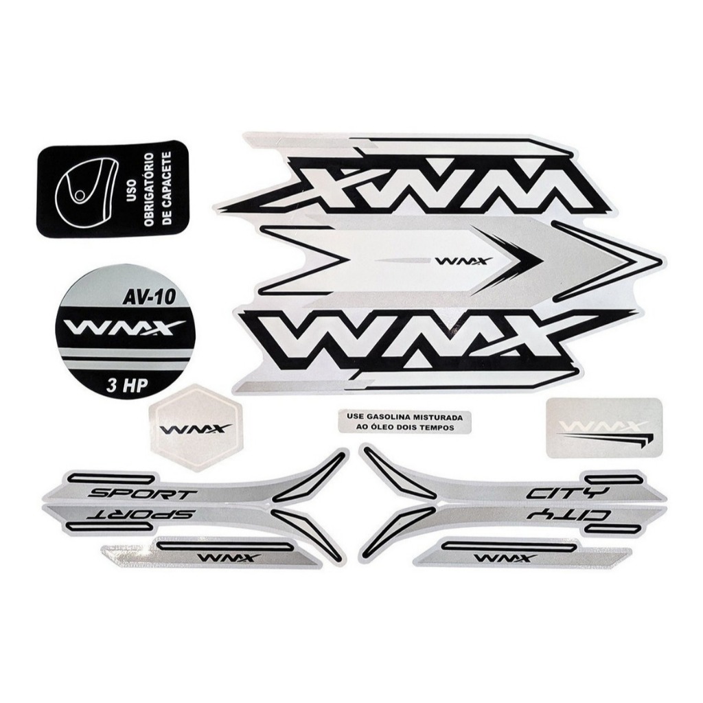 Adesivo Para Bicicleta Motorizada Bikelete Wmx City E Sport