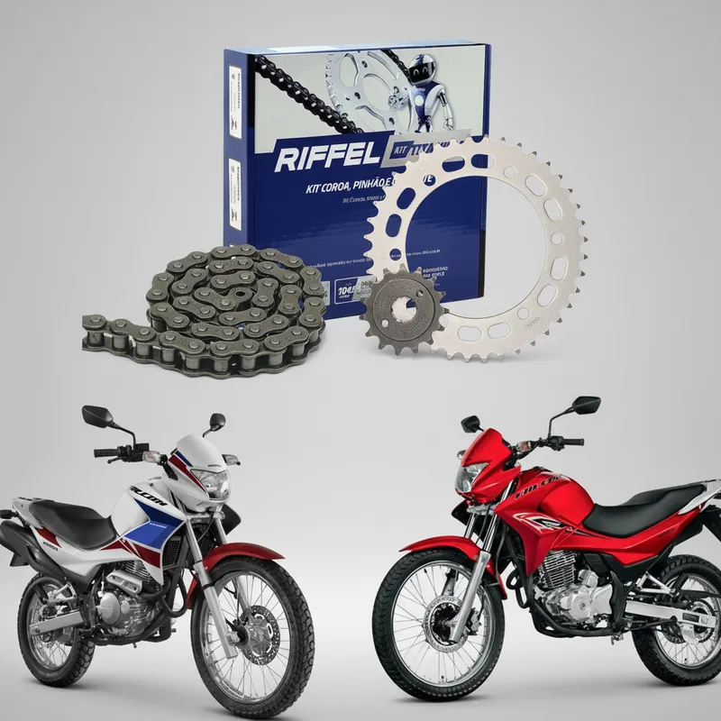 Kit Relação Tração Transmissão Honda Falcon NX 400i NX-4 400 1999 A 2015 Original Riffel em Oferta na Shopee