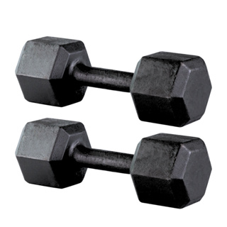 Kit Par Halter de Ferro Fundido12kg Sextavado Pintado Fitness Academia em Oferta na Shopee