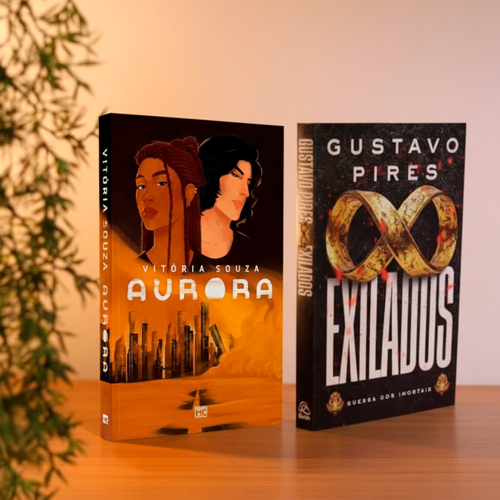 Kit Aurora | Vitória Souza + Exilados | Gustavo Pires em Oferta na Shopee