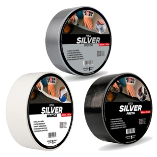 Fita Silver Tape Ar Condicionado Multiuso Vedação 50 Metros em Oferta na Shopee