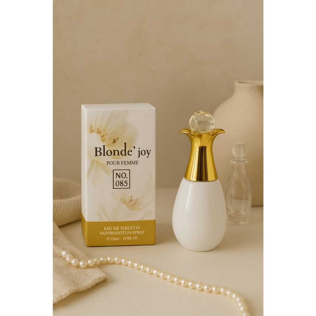 Perfume Blonde'joy NO.085 Eau de Toilette para Mulheres 2.8ml Spray de Luxo Feminino em Oferta na Shopee