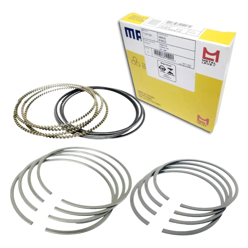 Jogo De Anel Motor Honda Civic 1.7 16v Apos 2001 Metal Leve em Oferta na Shopee