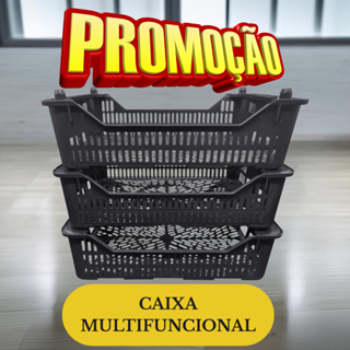 Kit 32 Caixas e Cestos Organizadores Plásticos Empilháveis Reforçados - Organizador Escolar em Oferta na Shopee