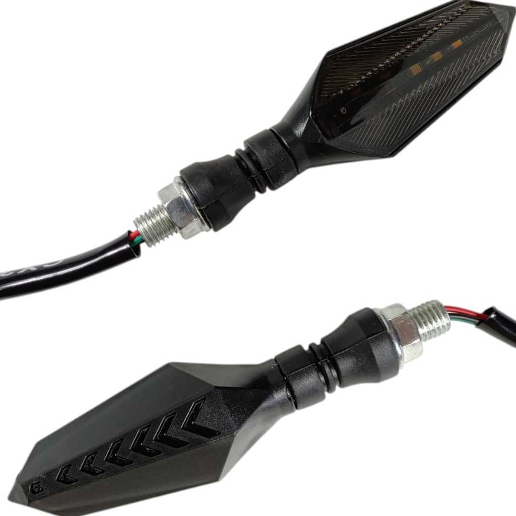 Par Pisca Seta Sequencial Universal Titan Fan Xre Cb 300 bros Fazer Lander Ybr — imagem 2 de 2