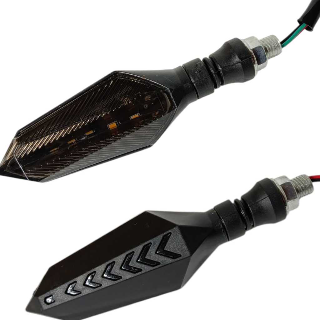 Par Pisca Led Sequencial Arrow Universal Moto Cb 300 Cbx Twister 250 2008 Ybr 150 Fazer 250 — imagem 2 de 2