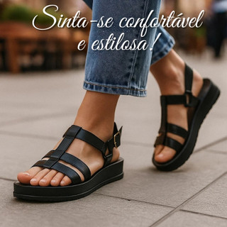 Sandália Feminina Anatômica Leveza e Conforto Incomparáveis: Papete Birken Dia A Dia