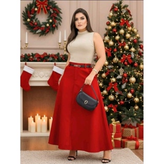 Saias Evangelica longo 25  elegante  social em Oferta na Shopee