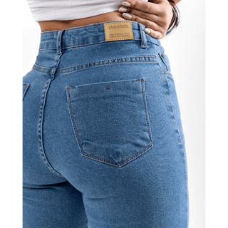 Calça Mom Jeans Feminina Cintura Alta com Elastano Básica - Consciência Jeans 5000201 em Oferta na Shopee