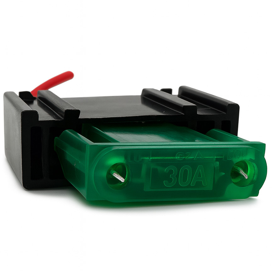 Porta Fusivel Maxi Lamina Hikari Fio 4mm 30A 40A 50A 60A 70A Automotivo Reforcado Universal