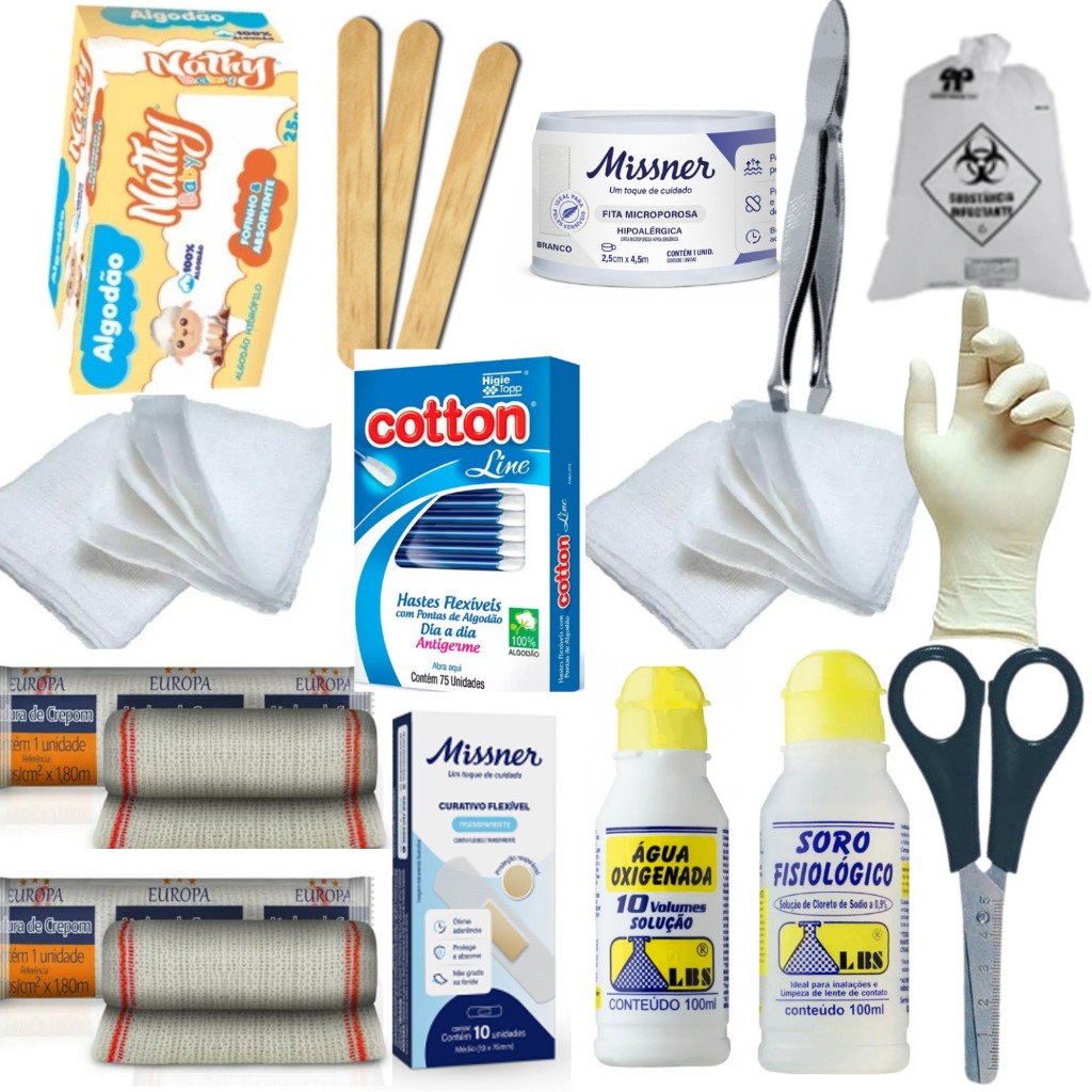 Kit Primeiros Socorros em Oferta na Shopee