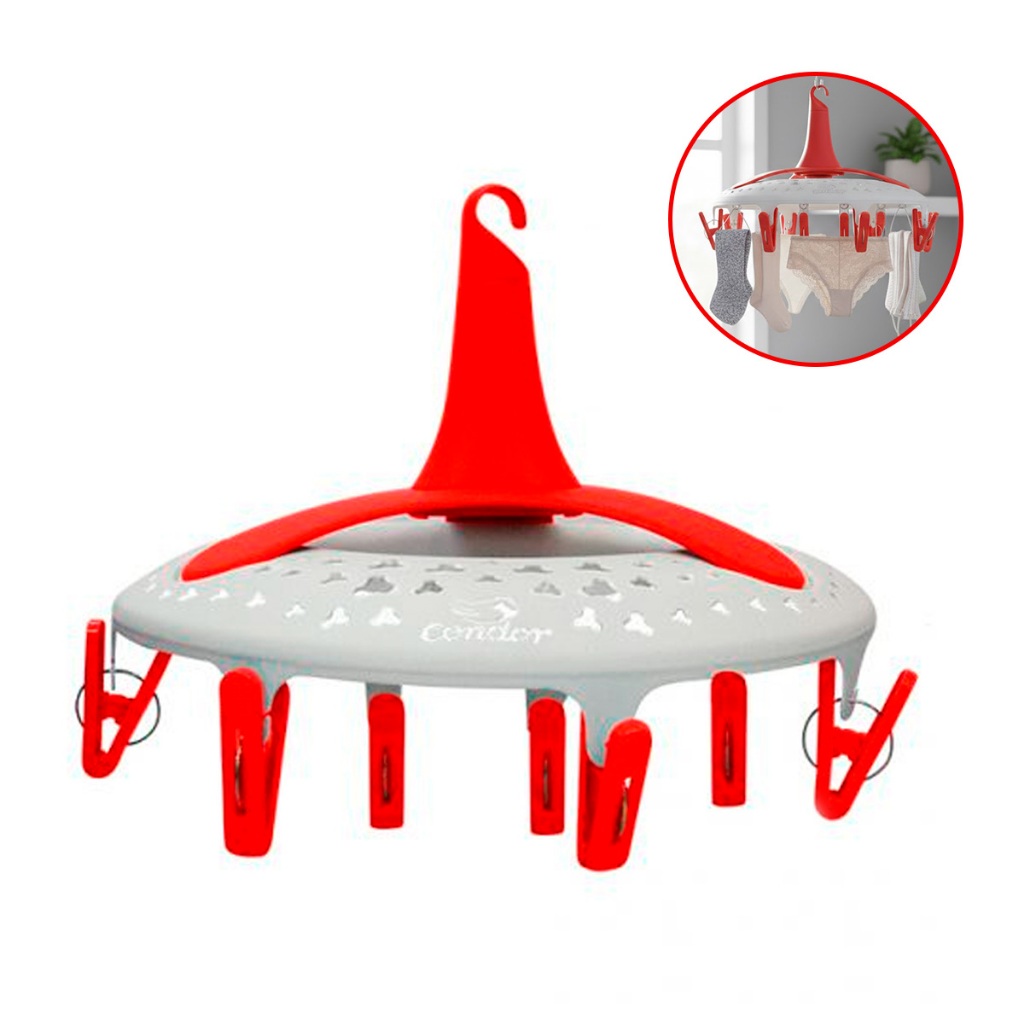 Mini Varal Com 16 Prendedores Da Condor P/ Roupas Leves Calcinha Cueca Panos em Oferta na Shopee