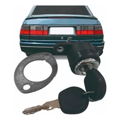 Cilindro Miolo C/chave Tampa Porta Malas Santana 1991 1992 1993 1994 1995 1996 1997 1998