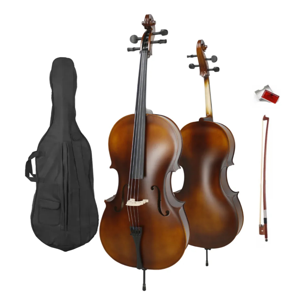 Violoncelo Cello 4/4 Konig Envelhecido Vintage Completo Original em Oferta na Shopee