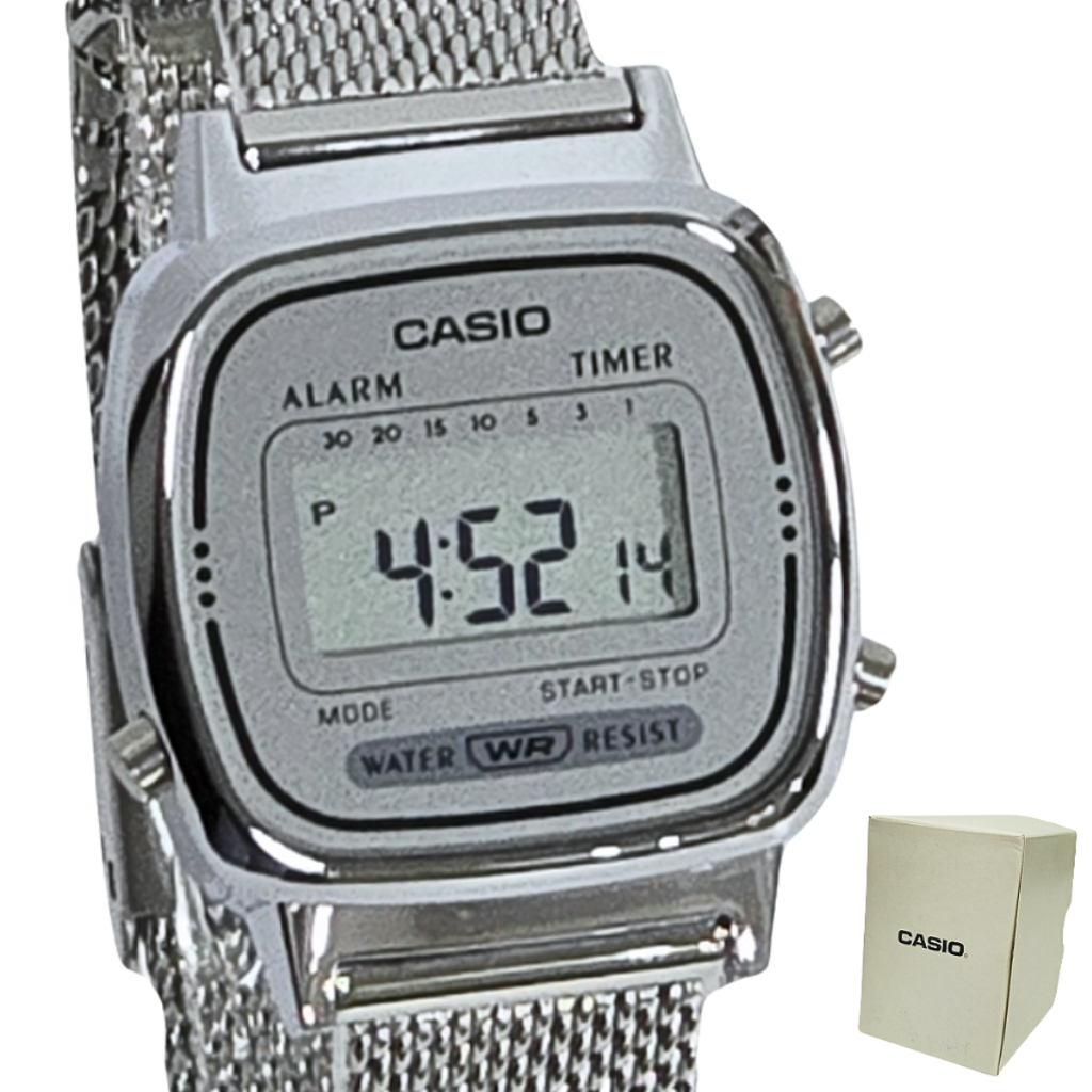 Relógio Casio Digital Vintage Feminino LA670WEM-7DF
