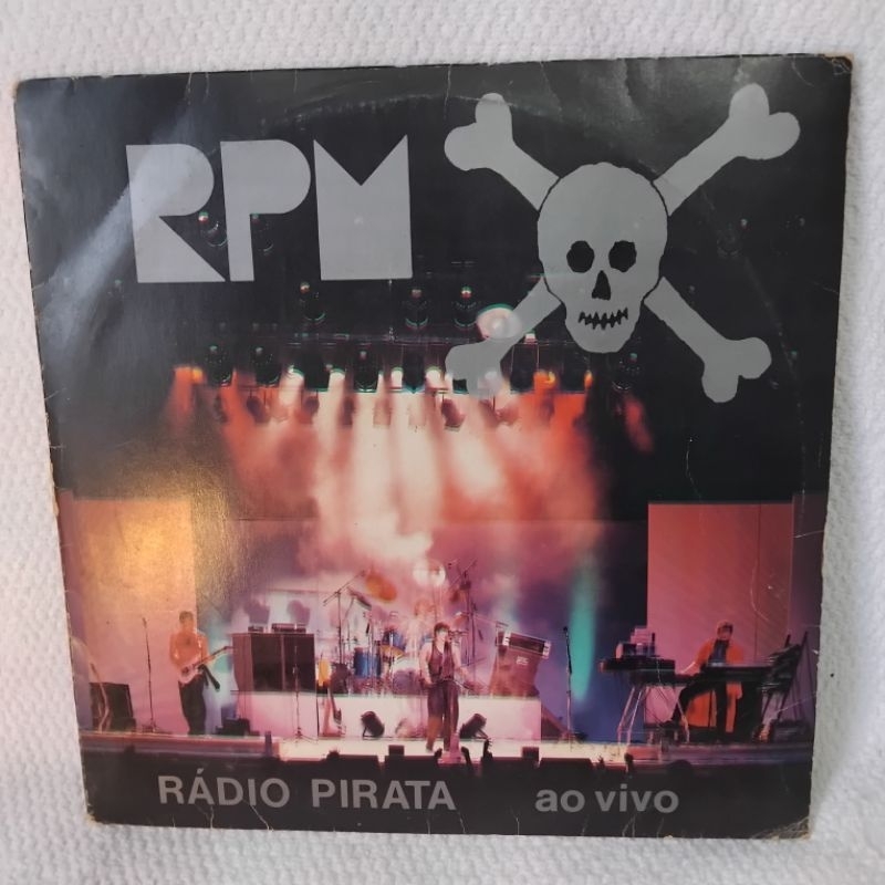 LP DISCO DE VINIL  - ROCK  - RPM - RÁDIO PIRATA AO VIVO - EXCELENTE - TESTADO OK.