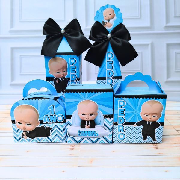 Personalizados O Poderoso Chefinho Caixinha Personalizada Lembrancinhas , Aniversário Menino