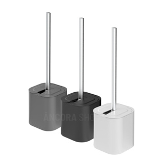 Escova Sanitária Cabo de Inox Limpeza de Vaso Sanitário Com Suporte OU Dual Banheiro Lavabo Privada em Oferta na Shopee