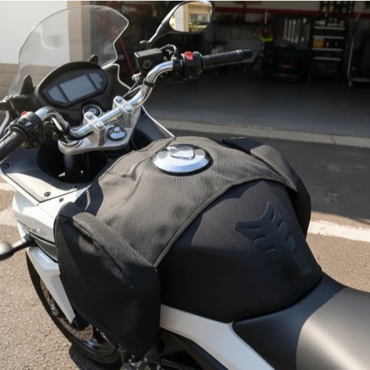 Bolsa Tanque Moto Delivery – Compacta, Protege da Chuva e Mantém Tudo à Mão