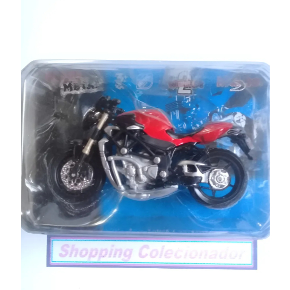 Moto Mv Agusta Crc Fresh Metal Maisto 1/18 - Lacrada Vermelho