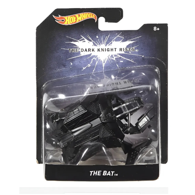 Hot Wheels Batman The Bat 1:50 Dark Knight Rises Preto
