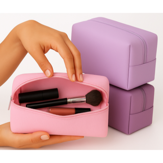 Kit 10 Necessaire bolsa bolsinha porta objetos pessoais feminina e masculina Viagem Maquiagem em Oferta na Shopee